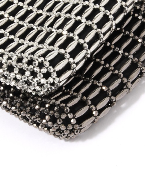 LEPSIM（レプシィム）の「ビーズミニショルダー　646448（ショルダーバッグ・レディース・シルバー/ガンメタ/ブラウン・ONE SIZE）」の17枚目の写真