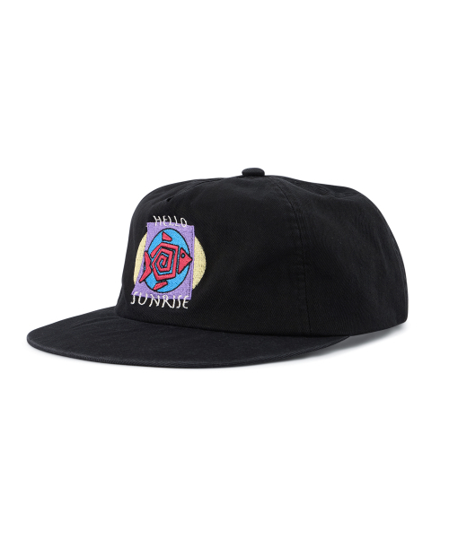 HELLO SUNRISE(ハローサンライズ)の「HS Fish Logo RX Fit 5P Cap_Black(キャップ・レディース・ブラック・OS)」の2枚目の写真