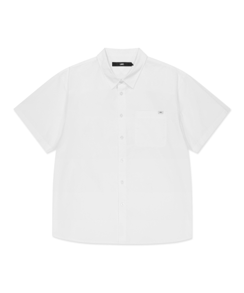LMCの「DAILY COTTON SHORT SLV SHIRT white(シャツ/ブラウス・レディース・その他・1/2)」の1枚目の写真