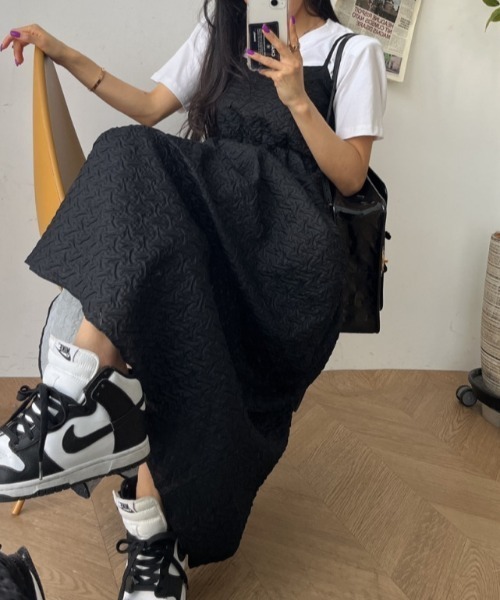 FREE STYLISTS(フリー スタイリスト)の「YUGA_YGMC Korean-style seersucker Tiered Flare Dress(ワンピース・レディース・ホワイト・FREE)」の20枚目の写真