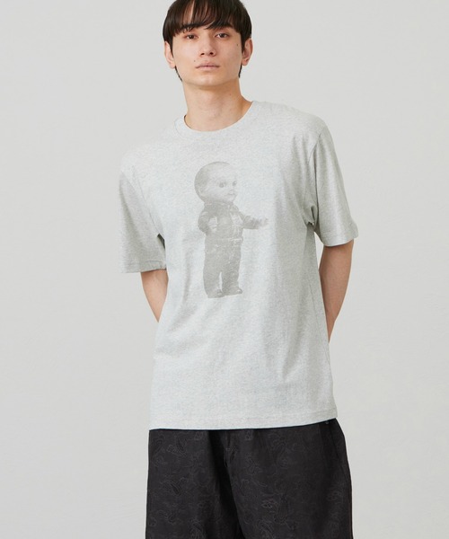 Lee(リー)の「Lee/リー VINTAGE PTINT T-SHIRTS(Tシャツ/カットソー・メンズ・グレー系その他2/グレー系その他3/グレー・X-LARGE/SMALL/MEDIUM/LARGE)」の2枚目の写真