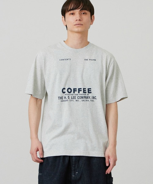 Lee(リー)の「Lee/リー VINTAGE PTINT T-SHIRTS(Tシャツ/カットソー・メンズ・グレー系その他2/グレー系その他3/グレー・X-LARGE/SMALL/MEDIUM/LARGE)」の1枚目の写真