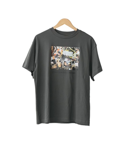 mili an deni(ミリアンデニ)の「半袖カラーフォトプリントTシャツ(Tシャツ/カットソー・レディース・ブラック/オフホワイト/チャコールグレー・M/L)」の7枚目の写真