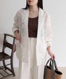 fredy emue（フレディエミュ）の「【MADE IN INDIA】シアー刺繍ジャケット（ダウンジャケット/コート）」