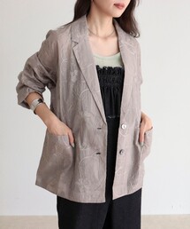 fredy emue（フレディエミュ）の「【MADE IN INDIA】シアー刺繍ジャケット（ダウンジャケット/コート）」