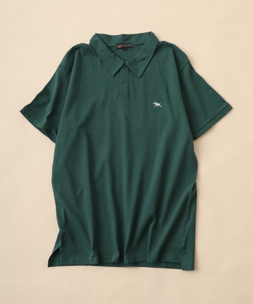 POLOCHAMPS(ポロチャンプス)の「POLOCHAMPS ポロシャツ 半袖(ポロシャツ・メンズ・ネイビー/チャコール/オフホワイト/杢グレー/ダークグリーン/ブラック・M/L/XL)」の12枚目の写真