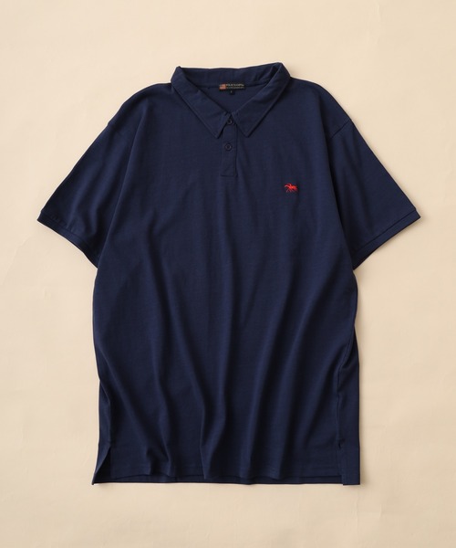 POLOCHAMPS(ポロチャンプス)の「POLOCHAMPS ポロシャツ 半袖(ポロシャツ・メンズ・ネイビー/チャコール/オフホワイト/杢グレー/ダークグリーン/ブラック・M/L/XL)」の11枚目の写真