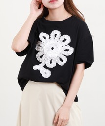 20/-天竺 フリルモチーフ Tシャツ 26SS 半袖