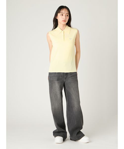 FRAY I.D（フレイアイディー）の「【Reebok】ドロストデニムパンツ（デニムパンツ・レディース・ライトブルー/ブラック・1/0）」の11枚目の写真