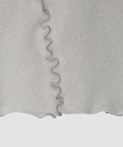 THE LILLE(ザ リル)の「Letter Line Knit Skirt_Light Gray(スカート・レディース・その他・FREE)」の5枚目の写真