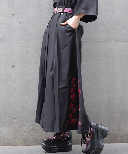 菊刺繍袴パンツ（その他パンツ）｜REZEN（リゼン）のファッション通販