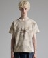 GRANCY（グランシー）の「【GRANCY】Rhinestone Crack Dirty Half-sleeve T-Shirt / ラインストーンクラックダーティ半袖Tシャツ（Tシャツ/カットソー・M）」