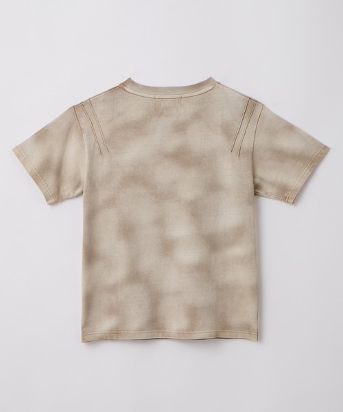 GRANCY(グランシー)の「【GRANCY】Rhinestone Crack Dirty Half-sleeve T-Shirt / ラインストーンクラックダーティ半袖Tシャツ(Tシャツ/カットソー・メンズ・ブラック/サンドベージュ・L/M/S)」の4枚目の写真