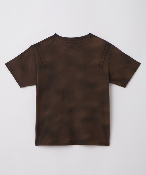 GRANCY(グランシー)の「【GRANCY】Rhinestone Crack Dirty Half-sleeve T-Shirt / ラインストーンクラックダーティ半袖Tシャツ(Tシャツ/カットソー・メンズ・ブラック/サンドベージュ・L/M/S)」の6枚目の写真