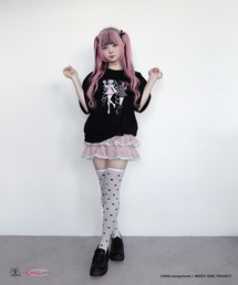 Magia Charm（マギアチャーム）の「超てんちゃん＆あめちゃん描き下ろしTシャツ（Tシャツ/カットソー）」