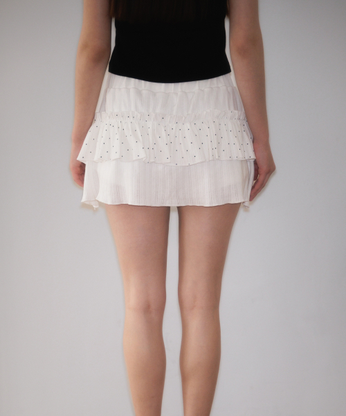 ROSEFRANTZ（ロゼフランツ）の「Cancan Frill Mini Skirt [White]（スカート・レディース・ホワイト・OS）」の13枚目の写真