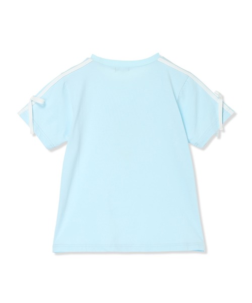 Amourire girl(アムリールガール)の「【サンリオキャラクターズコラボ】 シナモロールリボン半袖Tシャツ/カットソー(Tシャツ/カットソー・キッズ・ブラック/サックスブルー・160cm/150cm/140cm/130cm)」の19枚目の写真