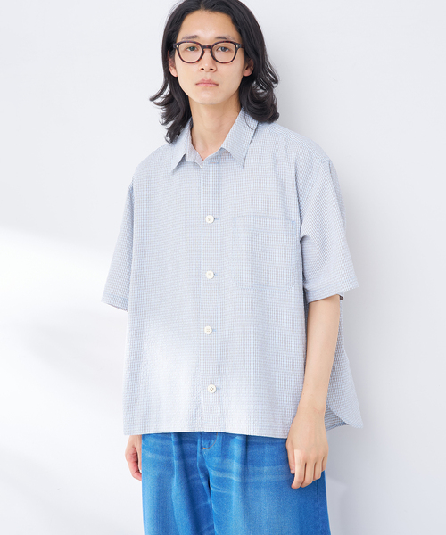 RED KAP(レッドキャップ)の「REDKAP 別注 S/S Mini Check Shirts(シャツ/ブラウス・メンズ・ブラック/サックスブルー/レッド/ブルー系その他・MEDIUM/LARGE)」の12枚目の写真