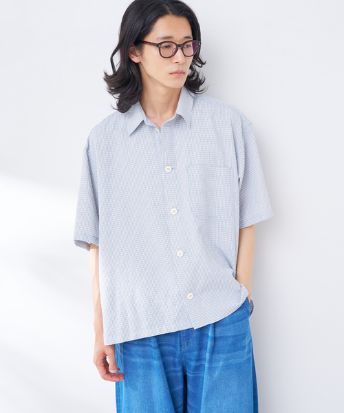 RED KAP(レッドキャップ)の「REDKAP 別注 S/S Mini Check Shirts(シャツ/ブラウス・メンズ・ブラック/サックスブルー/レッド/ブルー系その他・MEDIUM/LARGE)」の13枚目の写真