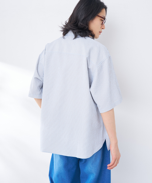 RED KAP(レッドキャップ)の「REDKAP 別注 S/S Mini Check Shirts(シャツ/ブラウス・メンズ・ブラック/サックスブルー/レッド/ブルー系その他・MEDIUM/LARGE)」の15枚目の写真