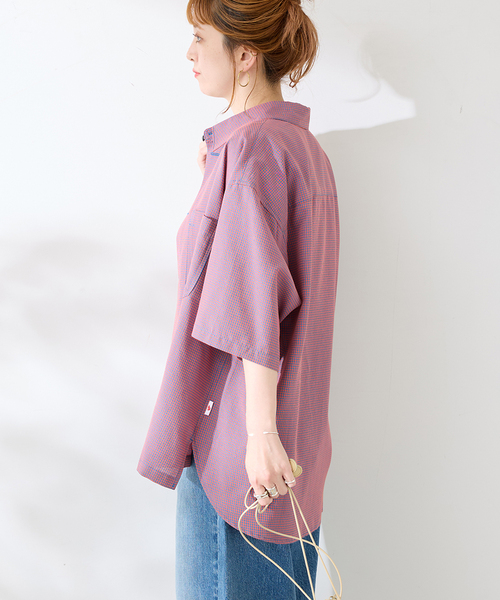 RED KAP(レッドキャップ)の「REDKAP 別注 S/S Mini Check Shirts(シャツ/ブラウス・メンズ・ブラック/サックスブルー/レッド/ブルー系その他・MEDIUM/LARGE)」の20枚目の写真