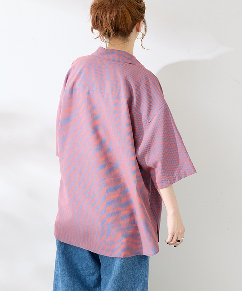 RED KAP(レッドキャップ)の「REDKAP 別注 S/S Mini Check Shirts(シャツ/ブラウス・メンズ・ブラック/サックスブルー/レッド/ブルー系その他・MEDIUM/LARGE)」の21枚目の写真