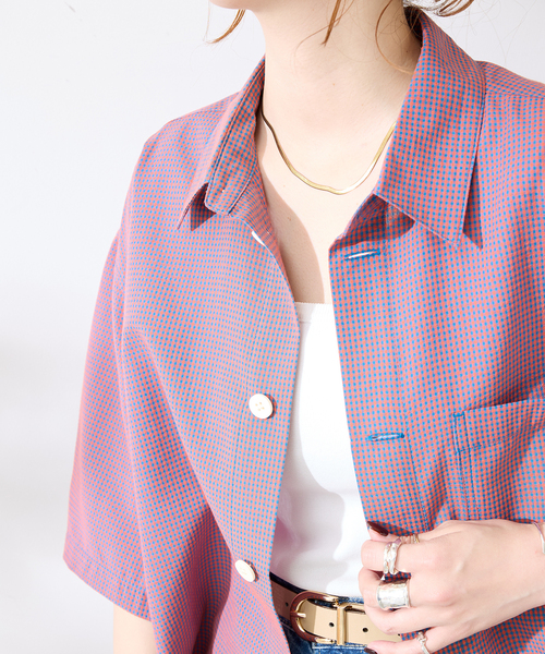 RED KAP(レッドキャップ)の「REDKAP 別注 S/S Mini Check Shirts(シャツ/ブラウス・メンズ・ブラック/サックスブルー/レッド/ブルー系その他・MEDIUM/LARGE)」の22枚目の写真