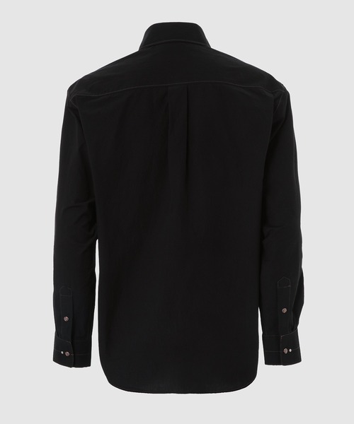LEMAIRE(ルメール)の「SHIRT WITH STUDS(シャツ/ブラウス・メンズ・ブラック・44/46)」の2枚目の写真