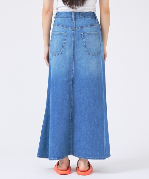 Healthy denim(ヘルシーデニム)の「【Healthy denim/ヘルシーデニム】デニムスカート/Apricot/アプリコット/マキシ丈/フレア(スカート・レディース・インディゴブルー・1/0)」の19枚目の写真