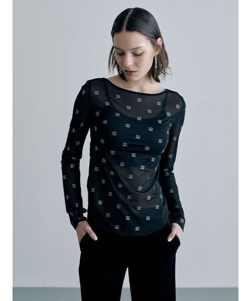 SORIN(ソリン )の「Back Open Bra Top/バックオープンブラトップ(チューブトップ・レディース・ブラック/ホワイト/グレイッシュベージュ・38)」の4枚目の写真