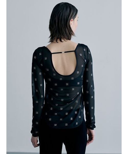 SORIN(ソリン )の「Back Open Bra Top/バックオープンブラトップ(チューブトップ・レディース・ブラック/ホワイト/グレイッシュベージュ・38)」の5枚目の写真