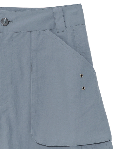 THECOLDESTMOMENT（ザコールデストモーメント）の「TCM pocket panel half pants (blue grey)（その他パンツ・レディース・その他・LARGE/MEDIUM）」の4枚目の写真