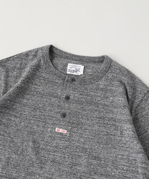RIDING HIGH（ライディングハイ）の「RIDING HIGH / ライディングハイ CUSTOM LW HENLEY S/S TEE（Tシャツ/カットソー・メンズ・チャコールグレー/ホワイト/グレー・LARGE/MEDIUM）」の5枚目の写真