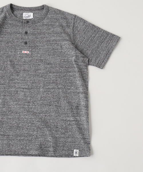 RIDING HIGH（ライディングハイ）の「RIDING HIGH / ライディングハイ CUSTOM LW HENLEY S/S TEE（Tシャツ/カットソー・メンズ・チャコールグレー/ホワイト/グレー・LARGE/MEDIUM）」の6枚目の写真