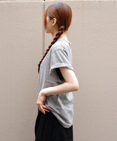 THE SHINZONE(ザ シンゾーン)の「THE SHINZONE/シンゾーン NYC TEE 26AMSCU13(Tシャツ/カットソー・レディース・グレー/ネイビー・FREE)」の4枚目の写真
