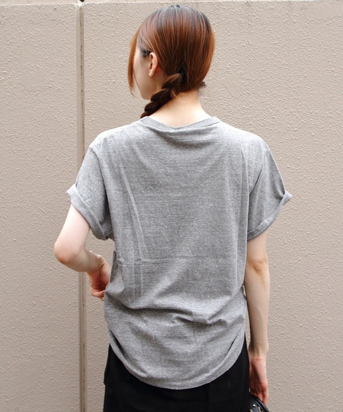 THE SHINZONE(ザ シンゾーン)の「THE SHINZONE/シンゾーン NYC TEE 26AMSCU13(Tシャツ/カットソー・レディース・グレー/ネイビー・FREE)」の5枚目の写真