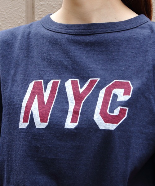 THE SHINZONE(ザ シンゾーン)の「THE SHINZONE/シンゾーン NYC TEE 26AMSCU13(Tシャツ/カットソー・レディース・グレー/ネイビー・FREE)」の10枚目の写真
