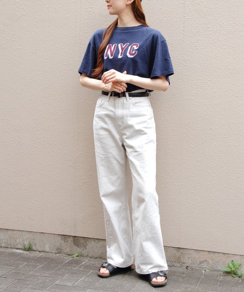 THE SHINZONE(ザ シンゾーン)の「THE SHINZONE/シンゾーン NYC TEE 26AMSCU13(Tシャツ/カットソー・レディース・グレー/ネイビー・FREE)」の14枚目の写真