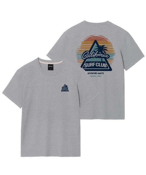 OKSTAR(オクスター)の「カリフォルニアサーフィンクラブバンファルティ(Tシャツ/カットソー・レディース・ライトグレー/ホワイト/グレー/ライトベージュ/クリーム・SMALL/MEDIUM/LARGE/X-LARGE/2XL/3XL/4XL)」の3枚目の写真
