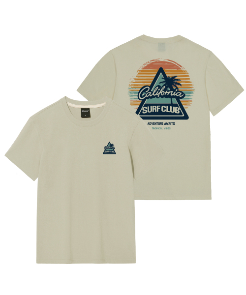 OKSTAR(オクスター)の「カリフォルニアサーフィンクラブバンファルティ(Tシャツ/カットソー・レディース・ライトグレー/ホワイト/グレー/ライトベージュ/クリーム・SMALL/MEDIUM/LARGE/X-LARGE/2XL/3XL/4XL)」の9枚目の写真