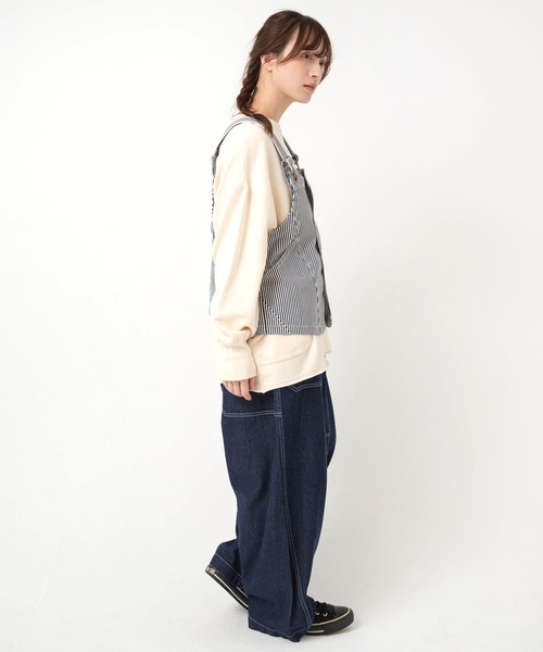 URCH RNA(アーチ アールエヌエー)の「R4485 フレンチワークのチョアパンツ(デニムパンツ・レディース・ワンウォッシュ・FREE)」の15枚目の写真
