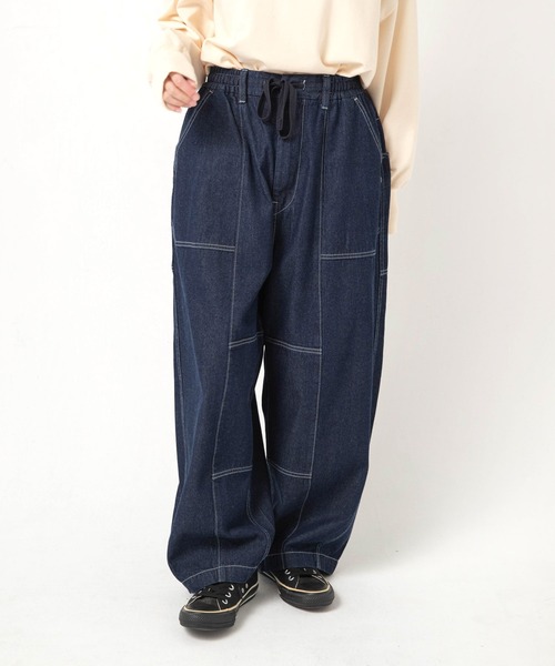 URCH RNA(アーチ アールエヌエー)の「R4485 フレンチワークのチョアパンツ(デニムパンツ・レディース・ワンウォッシュ・FREE)」の7枚目の写真