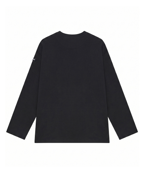 NEUFETBLEU(ヌフエブル)の「NEB henryneck long sleeve (black)(Tシャツ/カットソー・メンズ・その他・FREE)」の3枚目の写真