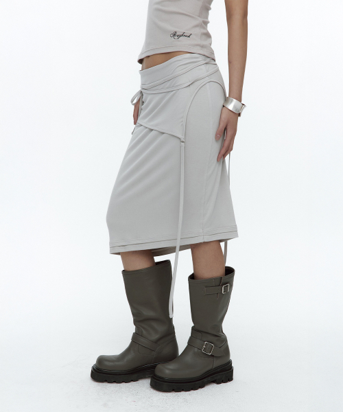 スカート諸々 Asymmetric Panel Skirt Fog（スカート）｜ROUGHNECK（ラフネック）の