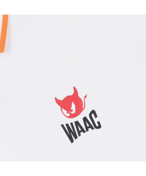 WAAC(ワック)の「MEN カラーラインポロシャツ(ポロシャツ・メンズ・ホワイト/ブラック・SMALL/LARGE)」の6枚目の写真