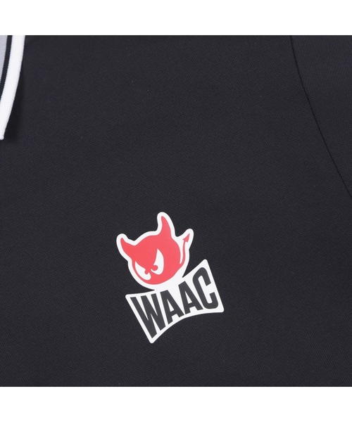 WAAC(ワック)の「MEN カラーラインポロシャツ(ポロシャツ・メンズ・ホワイト/ブラック・SMALL/LARGE)」の11枚目の写真