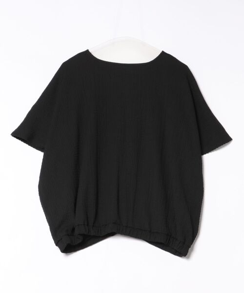 and it_(アンドイット)の「シャーリングドビートップス(Tシャツ/カットソー・レディース・チャコール/ダークベージュ/ブラック・FREE)」の10枚目の写真