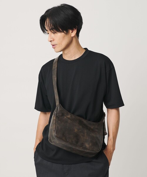BEAUTY&YOUTH UNITED ARROWS(ビューティーアンドユースユナイテッドアローズ)の「【WEB限定】フェード スクエア ショルダー バッグ(ショルダーバッグ・メンズ・ダークブラウン・FREE)」の16枚目の写真