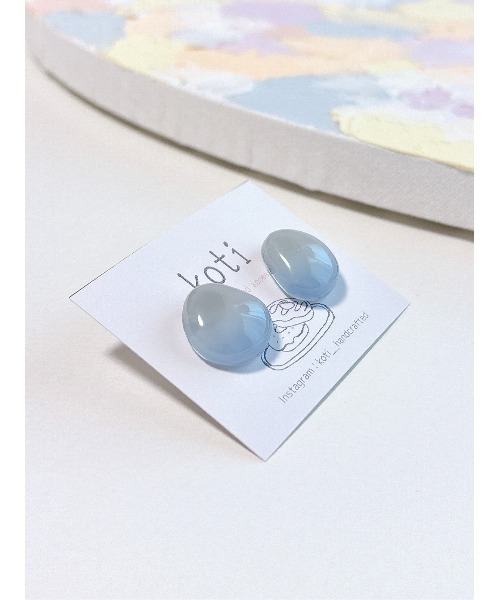 tone(トーン)の「【koti】Hella soft drop ピアス(MA)(ピアス(両耳用)・レディース・ブルー系その他/イエロー系その他/パープル系その他/ピンク系その他/パープル系その他5/ブルー系その他2/ピンク系その他2/パープル系その他3/イエロー系その他2/ピンク系その他3/ピンク系その他4/パープル系その他2/パープル系その他4・FREE)」の15枚目の写真