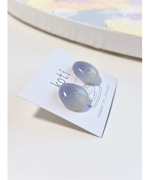 tone(トーン)の「【koti】Hella soft drop ピアス(MA)(ピアス(両耳用)・レディース・ブルー系その他/イエロー系その他/パープル系その他/ピンク系その他/パープル系その他5/ブルー系その他2/ピンク系その他2/パープル系その他3/イエロー系その他2/ピンク系その他3/ピンク系その他4/パープル系その他2/パープル系その他4・FREE)」の17枚目の写真